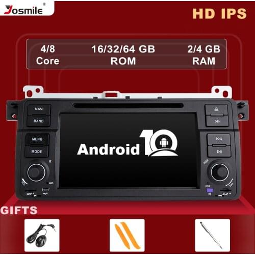 IPS DSP 1 Din Android 10 Car Radio Multimedia For BMW E46 M3 Rover 75 Coupe 318/320/325/330/335 Navigation 8 Core 4GB RAM 64GB