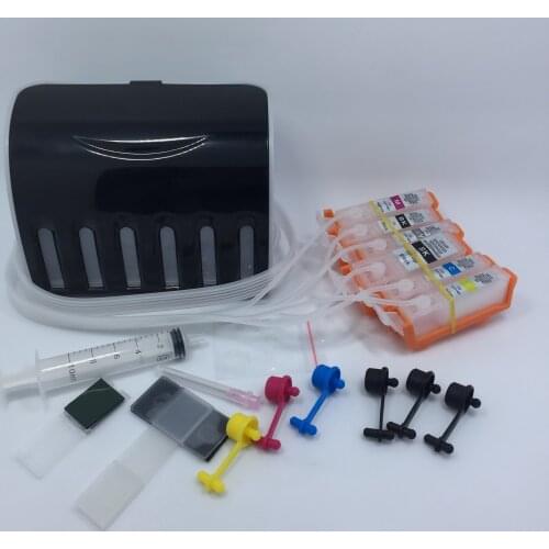 YOTAT 6 Color PGI-520 CISS ink cartridge PGI520 PGI-520 CLI-521 for Canon PIXMA MP990 MP980 printer