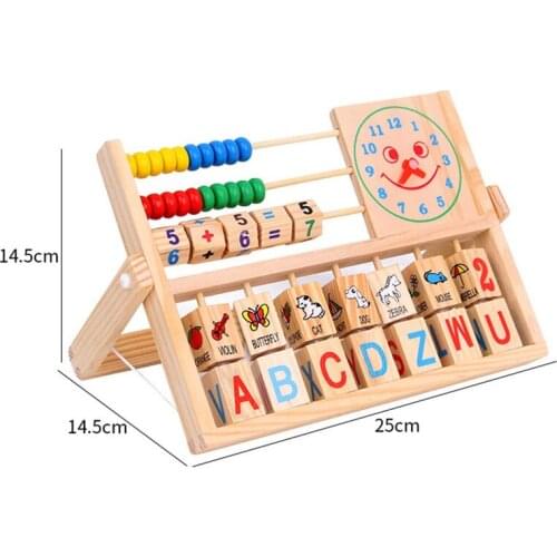 Math Number Teaching Tool Wooden Abacus Calculation Educational Learning Toy Early Childhood Education Toys
