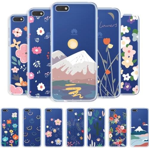 For Huawei Honor 7A Case Transparent Phone Cover For Honor 7A 5.45 inch Soft Shockproof Case For Honor 7A 7a Clear Soft Bumper