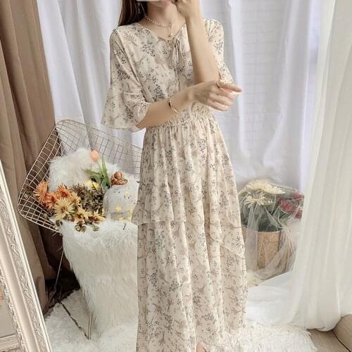 ICCLEK Flared Summer Dresses