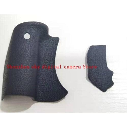 2 PCS New Front Rubber Grip + Rear Back Rubber Unit For Canon EOS Rebel T4i / 650D with tape Camera