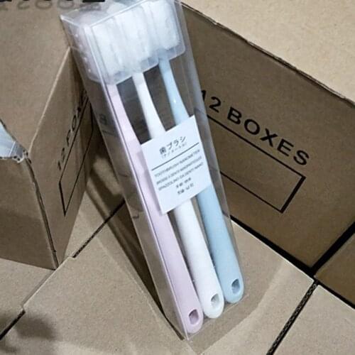 3PCS Soft Toothbrush,Adult Silicone Nano Tooth Brush,Oral Care,Nano-antibacterial Toothbrush,Oral Cleaning Tool