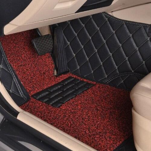 Myfmat car floor mats for Hyundai ix30 ix35 Sonata ELANTRA Terracan Tucson Accent SantaFe coupe XG wire ring foot tugs set top