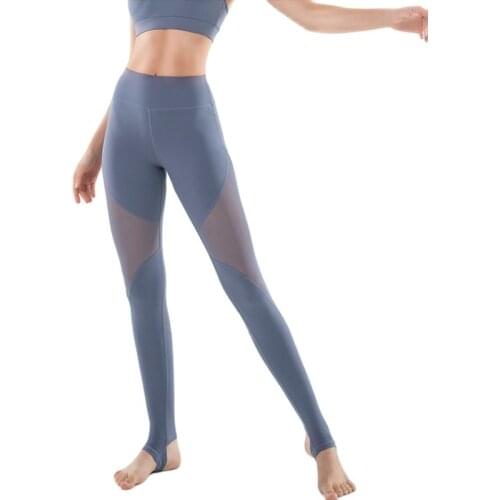 INS new yoga pants for women with mesh stitching for slimming buttock-lifting sports pants with breathable quick-drying feet