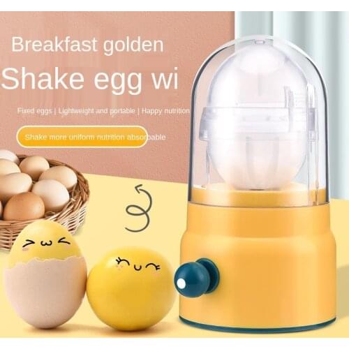 New Egg Scrambler, Manual Household Egg Scrambler, Pull, Beat and Spin, Gold Egg Shaker, Egg Scrambler, Artifact