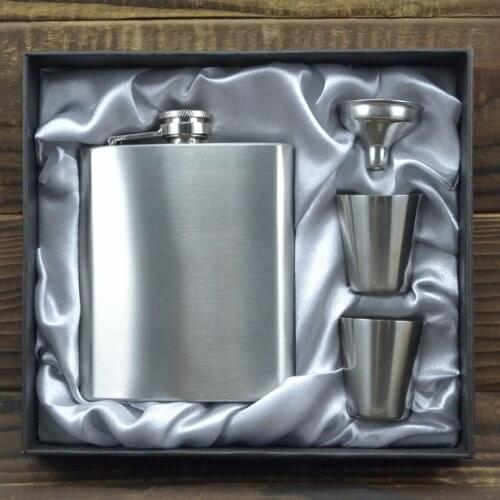 Personalized 7oz Thickening Stainless Steel Hip Flask Travel Outdoor Sports Russian Large Pocket Flask,Wholesale Flasks BJJ334