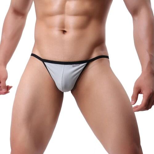 Sexy Underwear Mens Panties Thongs and G String Bikini Men Penis Pouch Tanga Hombre Strings Underpants Nylon Thong