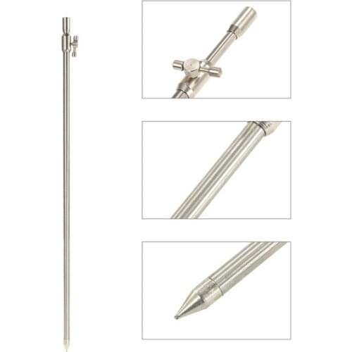 Fish Bite Alarm Stainless Telescopic Fishing Bankstick for Fishing Alarm 35-70cm Carp Fish Rod Pod Rest