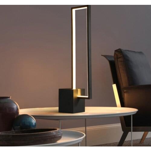 Nordic Modern Table Lamp Black and Gold Lamps for Living Room Bedroom Lamp Art Decoration Beside Table Light Study Desk Bed Lamp