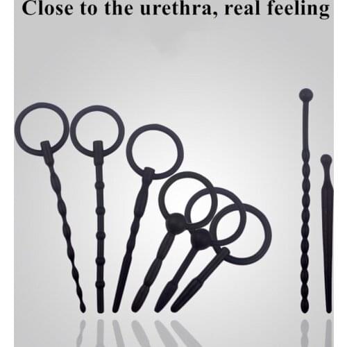 Silicone Catheter Urethral Dilator Horse Eye Stimulation Adult Sex Toys for Men Gay Sounding Penis Plug Insert Adult Games