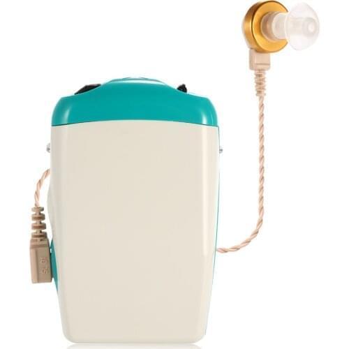 Hearing Aid Sound Amplifier for Severe Hearing Loss Voice Volume Adjustable with Earplugs