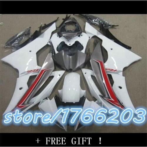 YZF R6 08 09 10 11 white red Body Kit Fairing for YZF 600 11 10 09 08 R6 08-11 YZFR6 2008 2009 2010 2011