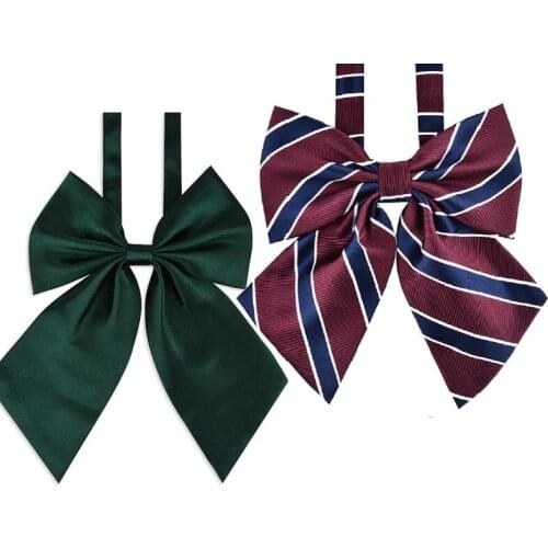 Bowknot Woman Bow Tie Solid Strip Butterfly Dress Shirt Brand New Adult Lady Neck Flower Neckwear Fashion Accessory