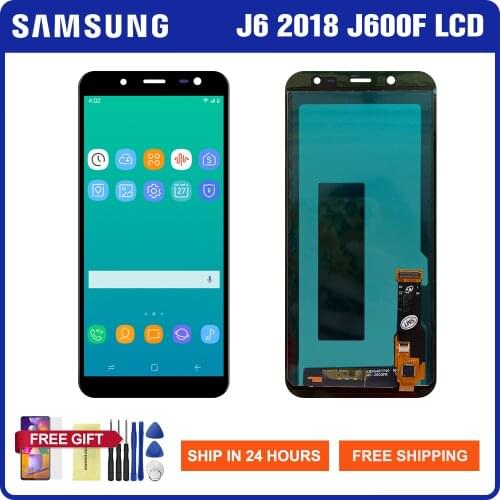 100% Tested Screen For Samsung Galaxy J6 2018 J600 J600F LCD Touch Screen Digitizer Parts For Samsung Galaxy J600 Lcd Display
