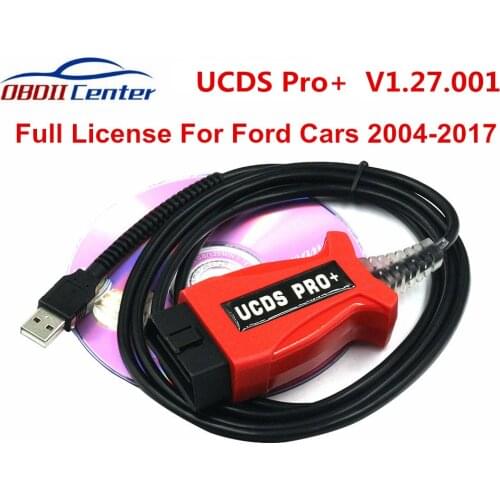2020 Newly UCDS PRO+ USB Diagnostic Cable Newest V1.27.001 With 35 Tokens Full License UCDS Pro For Ford FOCOM OBD2 Interface