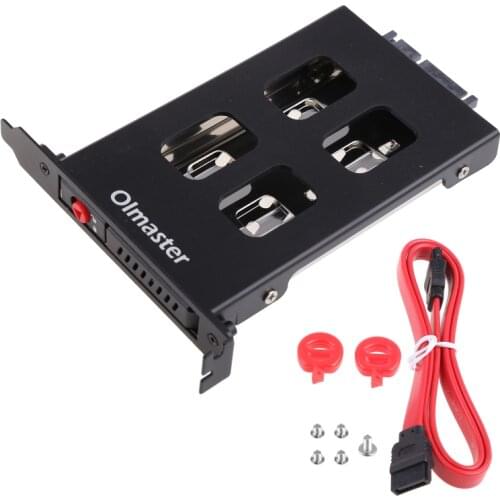 20CB Hard Disk Adapter Rack Bracket HDD SSD 2.5In PCI Single Hard Drive Disk Bracket Olmaster MR-9100