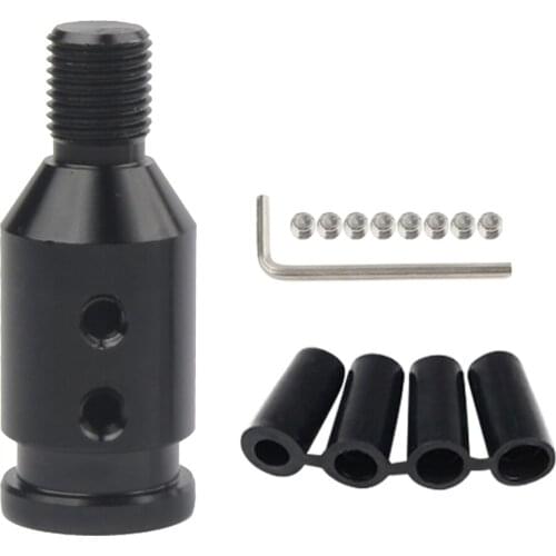 Aluminum Knob Adapter for /Mini Non Threaded ers 12x1.25mm Black