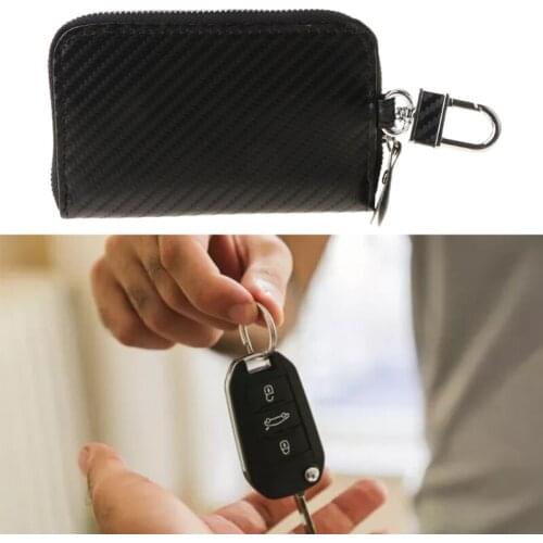 Car Key Fob Guard RFID Signal Blocker Security Box Signal Blocking Pouch Shield Q39F