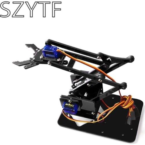 DIY robot manipulator parts for UNO learning packages acrylic maker culture kit single paw without servo