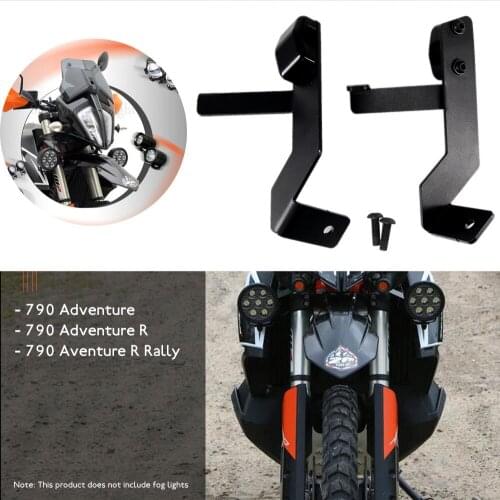 For 790 Adventure Motorcycle Fog lamp Spot light Bracket Holder Spot Light Mount 790 Adventure & 790 Adventure R 2019 2020 ADV