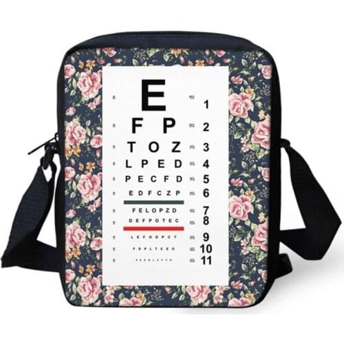 ELVISWORDS Cartoon Women Handbags Shoulder Bag For Girls Boys Cute Academic Print School Crossbody Bags Small Travel Phone Tote