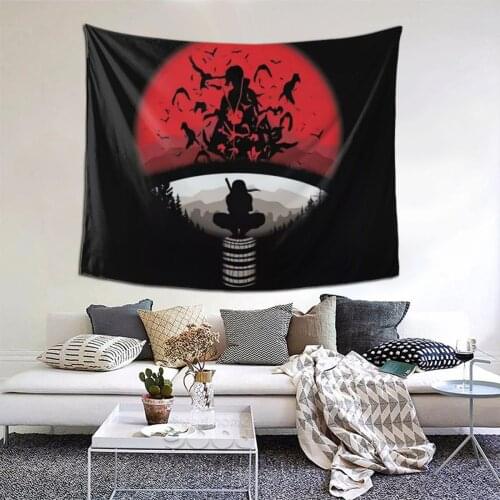 Akatsuki (12) Tapestry Anime Cartoon Kawaii Tapestry Wall Bedspread Bohemian Hanging Blankets For Living Room