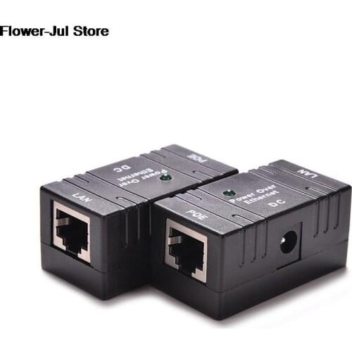 POE Adapter DC Power Over Ethernet RJ-45 Injector Splitter Wall Mount Adapter Connector For IP Camera LAN Network 10/100 Mbp