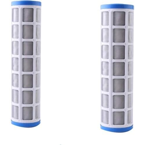 2pcs 10 Inch Stainless Steel Wire Mesh Filter Cartridge Water Purifier Pre Filter for Scale Prevention filter cartridges