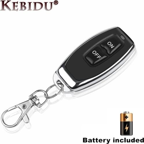 Kebidu 433Mhz Wireless Remote Control On/OFF Switch RF For AC 85V 110V 220V 1CH Relay Receiver Transmitter For Gate Garage Door