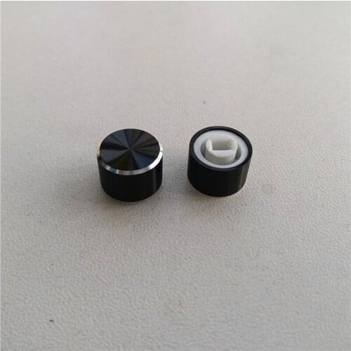 15pcs Aluminum alloy button cap 10*7mm 3*2 rectangular inner hole For light touch switch Power direct key switch button