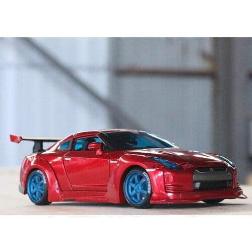 Maisto 1:24 Nissan GTR Tokyo Drift Modified Simulation Alloy Car Model collection gift