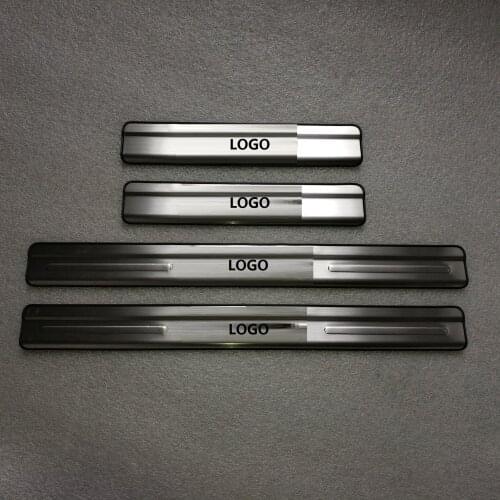 Stainless Steel Door Sill Scuff Plate For Volkswagen TIGUAN 2010-2016 Welcome Pedal Trim Car Styling Accessories