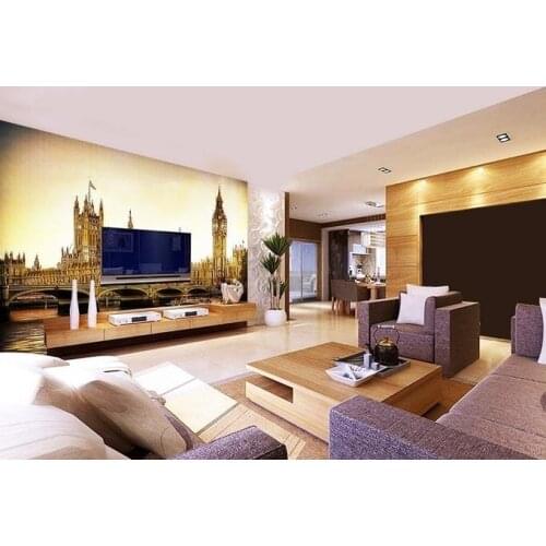 Bacal Custom wallpaper 3d London bridge city photo Home Decoration mural wallpaper modern paper for walls 3d huda