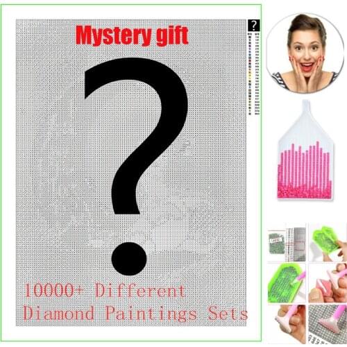 New 1Pack Mystery Gift Pack Surprise Box 10000+ Different Diamond Paintings Sets Random 1Pcs Diamond Art Painting
