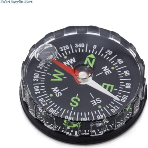 New Arrival Pocket Survival Button Design Compass Derection for Climbing Hiking Camping Outdoor Sport