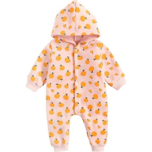 Newborn clothes autumn and winter baby long Jumpsuit hot style baby jumpsuit winter Korean cartoon Baby romper