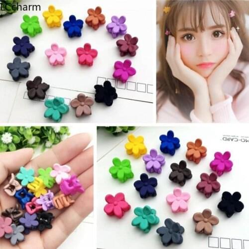 Wholesale 30pcs baby Kids Flower Hair Clips Claw Barrette Crab Hair Clamp Headdress Hair Accessories