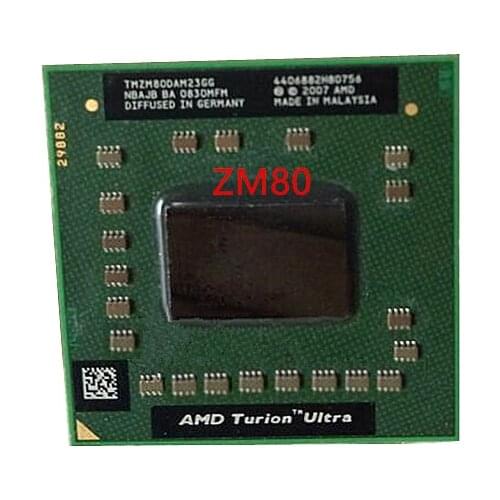 AMD Laptop original CPU TMZM80DAM23GG ZM80 2.1Ghz ZM 80 ZM-80 processor Socket S1