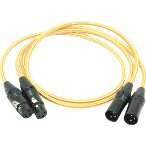 Silver Plated Audio Cable XLR Interconnect Balance Cables for Amplifier CD Player