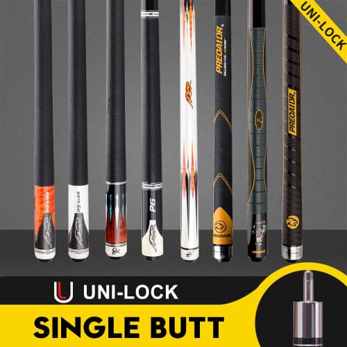 PREOAIDR 3142 Z2 Single Butt Fit Uni-lock Joint Billiard Pool Cue Stick Cue Kit Billar Cue Kit Nine Ball Black 8 China just butt