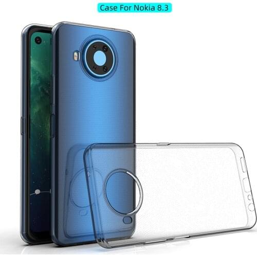 Transparent Back Cover Case For Nokia 8.3 TPU Silicon Clear Cover for Nokia8.3 Fitted Bumper Soft Case
