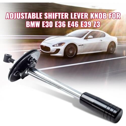 Drift Tuning Adjustable Short Shifter Lever Black Knob For BMW 3 5 Series E30 E36 E46 E34 E39 E6x Z3 Versions Gear Transmission