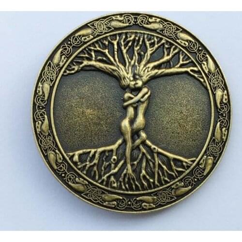 Bronze Tree Of Life Belt Buckle