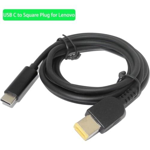 USB 3.1 Type C Charging Cable Cord Angled PD Emulator Trigger Dc Plug Laptop Power Adapter for Lenovo Thinkpad X1 Carbon Yoga 13
