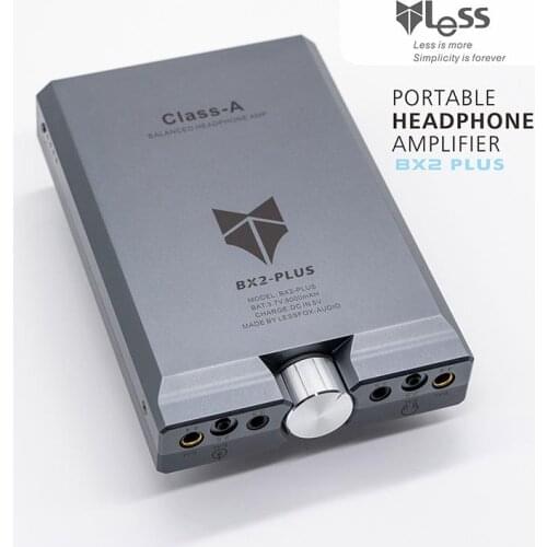 Lessfox Audio Less BX2 Plus Balanced Class A Headphone Amplifier Full-column Equilibrium HDAM Portable Hifi Music AMP