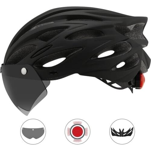Bicycle Helmets for Man Mens Lightweight Cyclist Cap with LED Light 2021 MTB Mountain Road Bike Security Asian Fit Cycling Goods