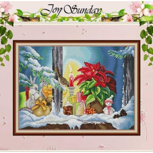 Bird outside the Window Patterns Counted Cross Stitch 11CT 14CT Printed Canvas Cross Stitch Set Wholesale Embroidery Needlework