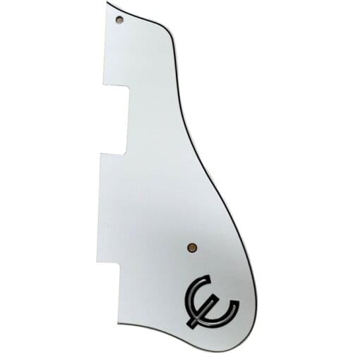 Pleroo Custom Guitar Parts - For Epi 1965 Casino Vintage Guitar Pickguard Jazz Archtop Scratch Plate & E Logo