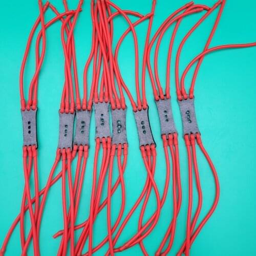 1/3/5pcs Slingshots Natural Latex Elastic Resilient Tube for Tactical Slingshot Catapult 3050 6 strips powerful rubber band